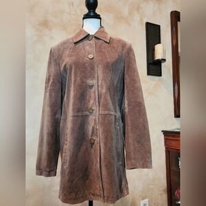 Bernardo Brown Leather Jacket